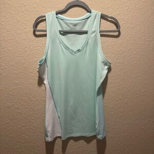 ALO Yoga CoolFit Light Blue Women's Tank Top size XXL
